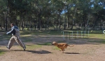 Pablo entrenando con Diego