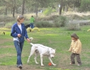 Irene con Franco y David